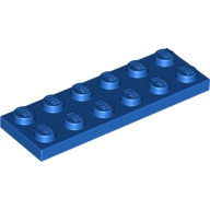 Lego destička 2x6, modrá (379523)